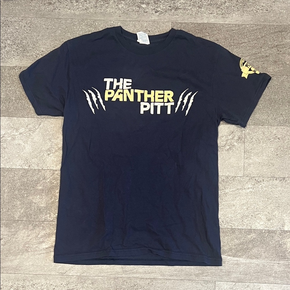 Navy 'The Panther Pitt' Graphic T-Shirt